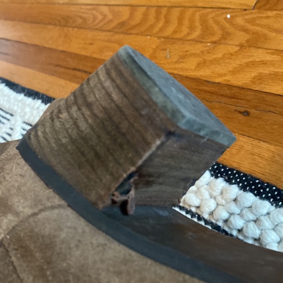 Women’s Sam Edelman brown suede ankle boots - Picture 4 of 5